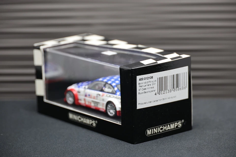 1:43 BMW M3 GTR #6 Stuck/Said/Auberlen "ALMS 2001 - GT Class Winner" OVP - Bild 3 von 3