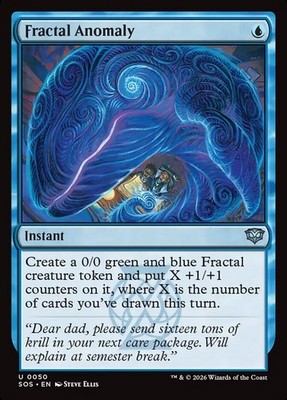 Fractal Anomaly (050) Secrets of Strixhaven SOS MTG Magic
