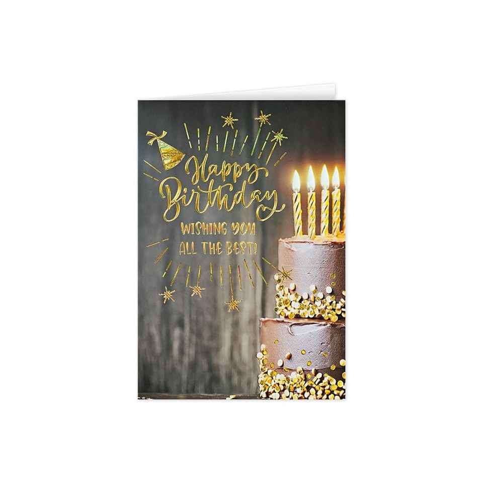 The Gallery Collection Birthday Cards Assortment Box 35 Cards, Foil ...