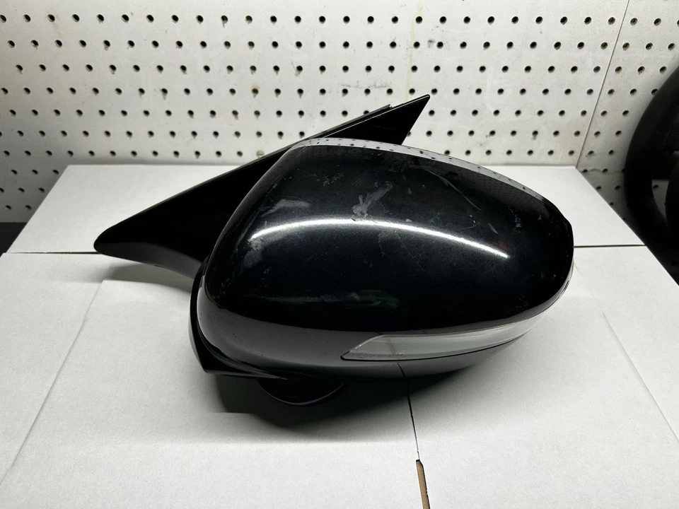 Черное оригинальное наружное зеркало со стороны водителя для Hyundai Equus 2011-2013 годов выпуска 16 проводов - Изображение 2 из 4