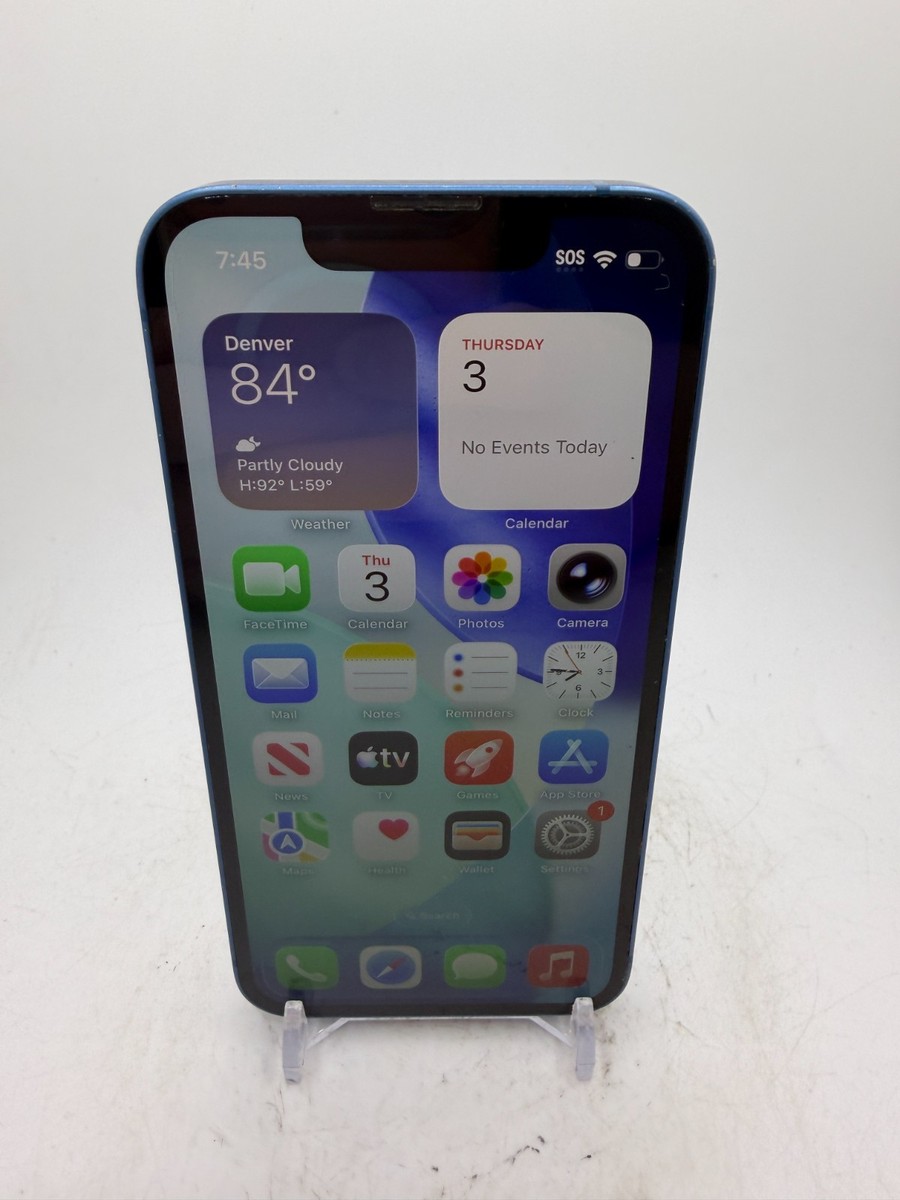 Apple iPhone 13 mini - Blue - 128GB - (Unlocked) - works great | eBay