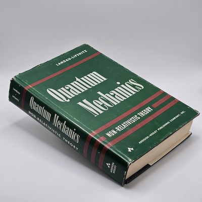 #ad Vintage Quantum Mechanics Landau Lifshitz 1958 HC Addison Wesley Physics Book $109.99