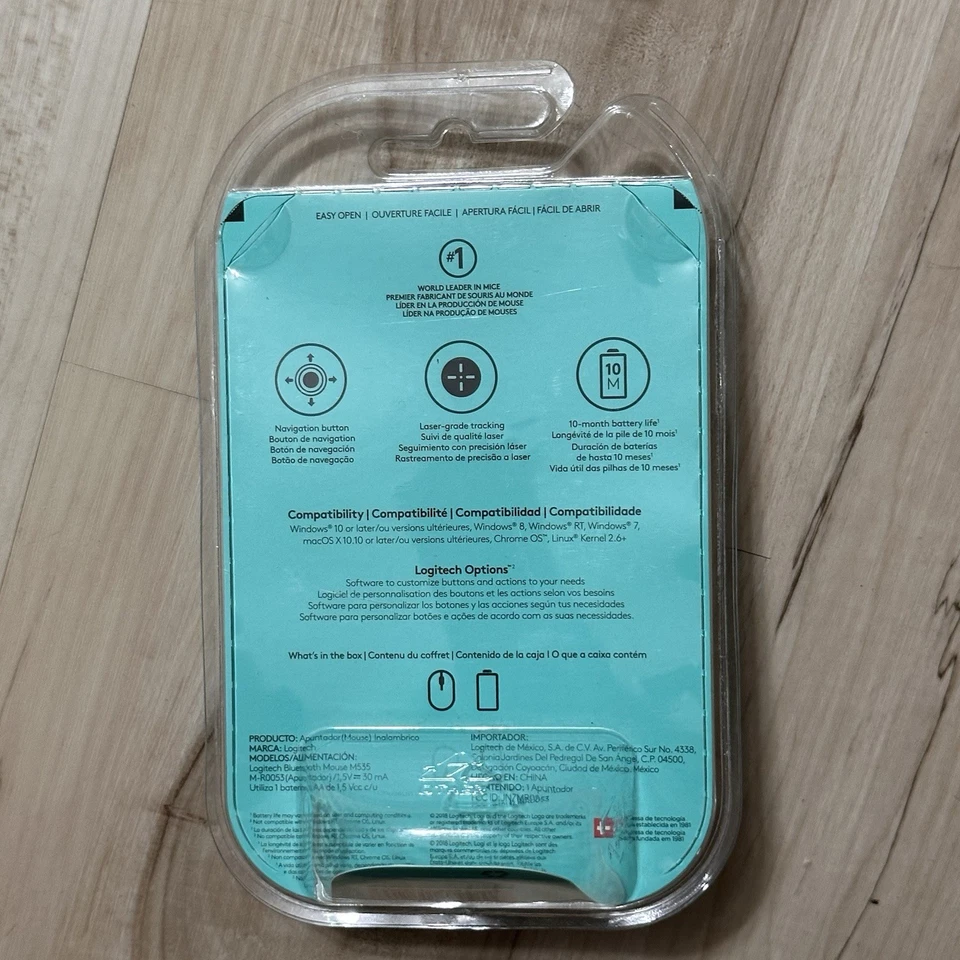 Logitech M535 Bluetooth Mouse Optical Wireless Bluetooth Black 1000 Black - Image 2 of 3