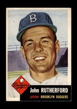 1953 Topps Set-Break #137 John Rutherford EX-EXMINT *GMCARDS*