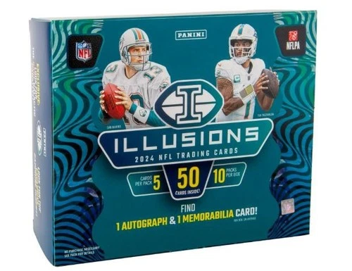 2024 Panini Illusions Football Trading Card Factory Sealed Premium Box