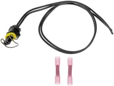 2 Wire Pigtail - Waterproof Male Connector With Female Terminals And Clip