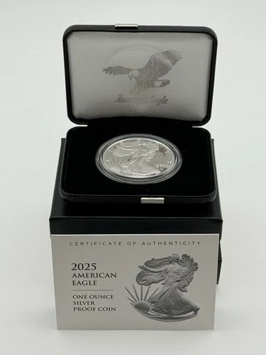 2025-W Proof American Silver Eagle W/Box & COA Item #483