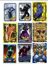 2025 Topps Chrome Marvel Refractors, Yellow Lava, & Inserts - Complete Your Set