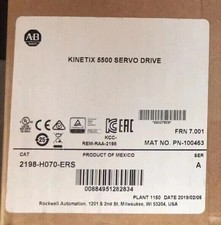 Sealed Allen Bradley 2198-H070-ERS Ser A Kinetix 5500 Servo Drive 2198 H070 ERS