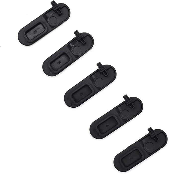 10Pcs Audio Jack Dust Cover for Motorola  CP200D DEP450 DP1400 XiR P3688 Radios