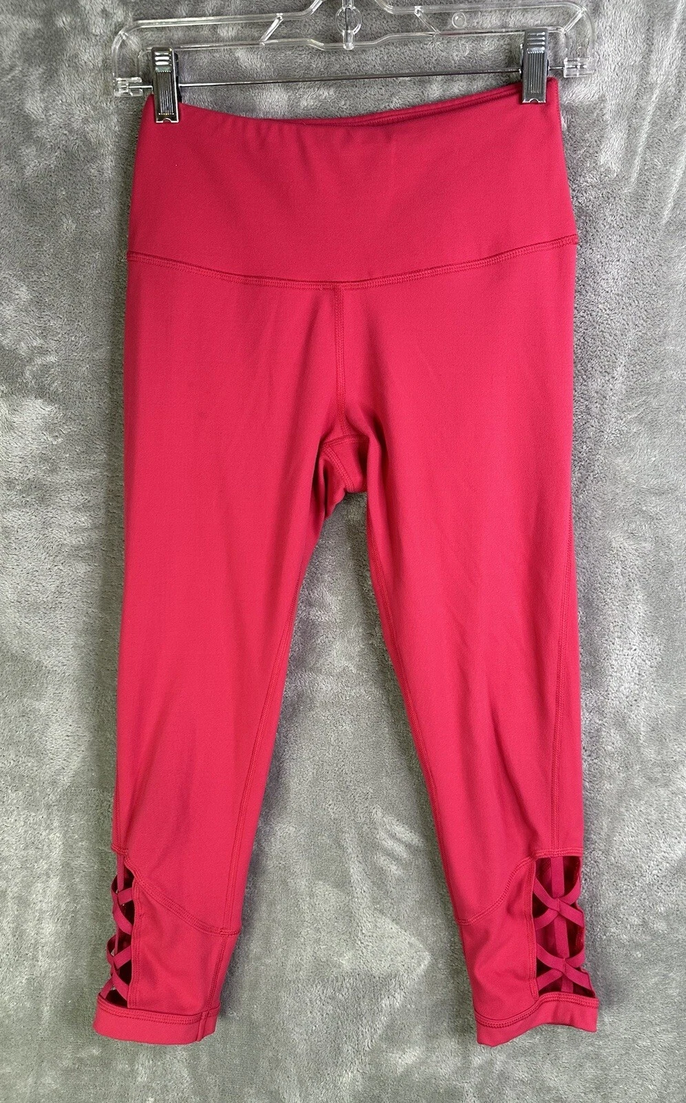 yogalicious strappy ankle yoga gym athletic leggings