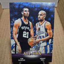 2000 tops all NBA Tim Duncan grant hill insert TC6