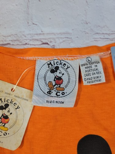 Vtg Nwt Walt Disney Productions Mickey Mouse Collectors Series #4 Shirt Large - Picture 10 of 24