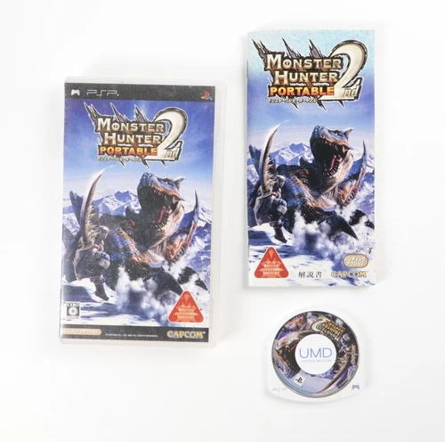 Monster Hunter Portable 2nd Sony Playstation PSP, 2006 Japan Import US Seller