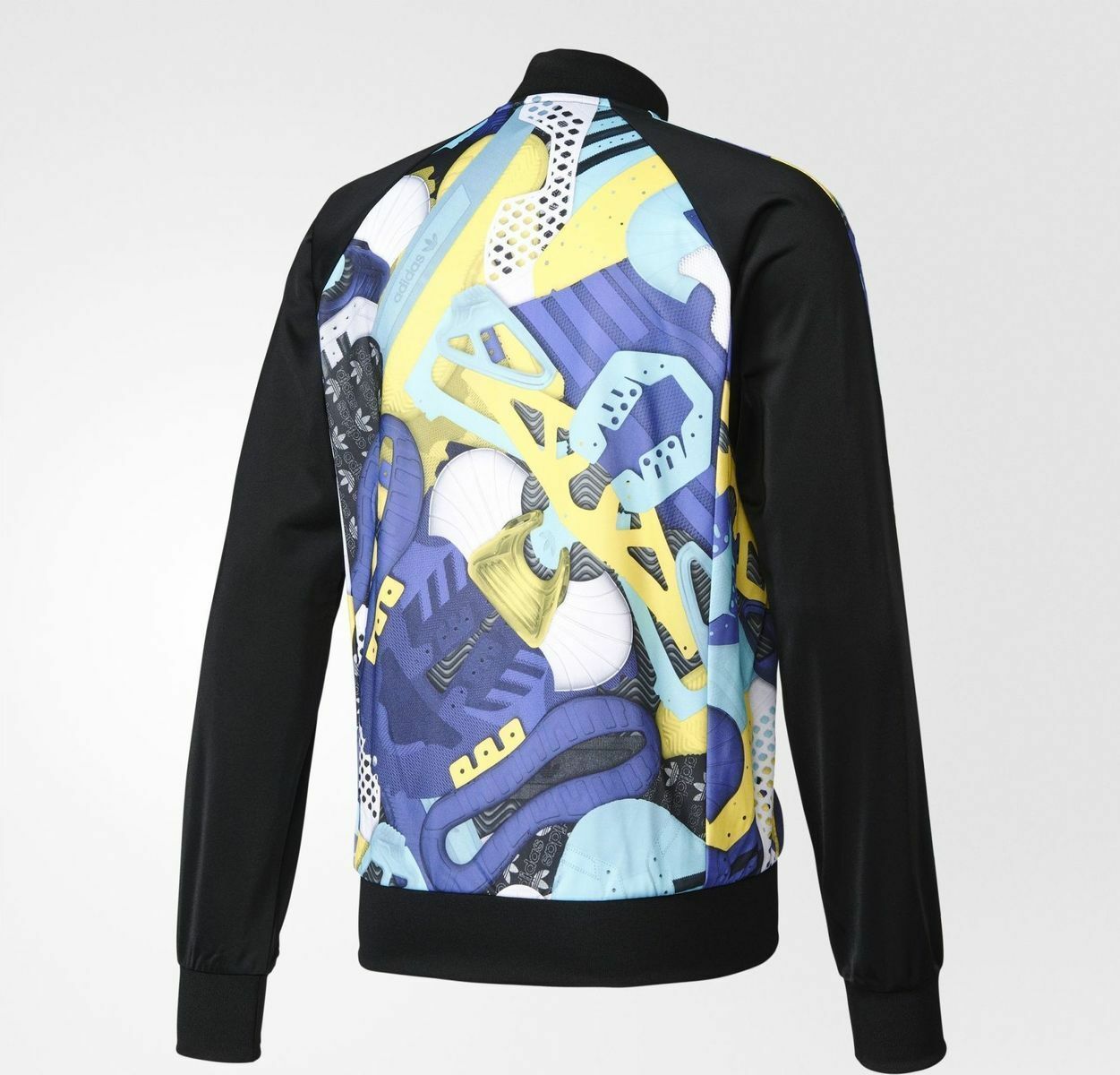 NWT~Adidas MONTAGE AOP Track sweat shirt Jacket superstar top firebird~Mens sz L image 8