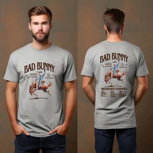 Bad Bunny 2024 Most Wanted Tour Tshirt