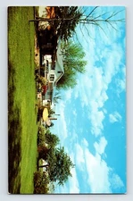 Postcard Indiana Nashville IN Singing Pines Motel 1960s Unposted Chrome
