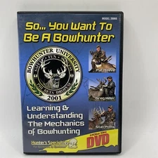 So... You Want to be a Bowhunter - DVD - Like New