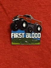 First Blood Monster Truck Collectible Pin Rob Fuchs 2024 IMTM HoF inductee