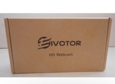 HD Webcam, EIVOTOR PC Webcam 720P USB Mini Computer Camera Built-in Mic, Black