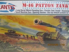 ATLANTIS 1:48 Scale -US Army M-46 Patton Tank Model Kit No 301~New In Box