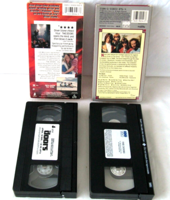 THE DOORS- LIVE IN EUROPE 1968, OLIVER STONE'S THE DOORS , (VHS X