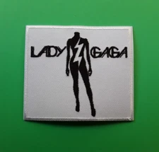 LADY GAGA IRON OR SEW ON QUALITY EMBROIDERED PATCH UK SELLER