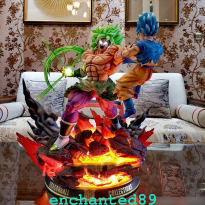 MH FC Dragon Ball Broli vs Goku Resin Model Painted Statue In Stock 60cm New