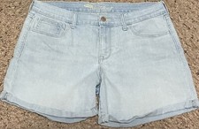 WOMENS OLD NAVY THE SWEETHEART DENIM SHORTS-SIZE 12-LIGHT BLUE
