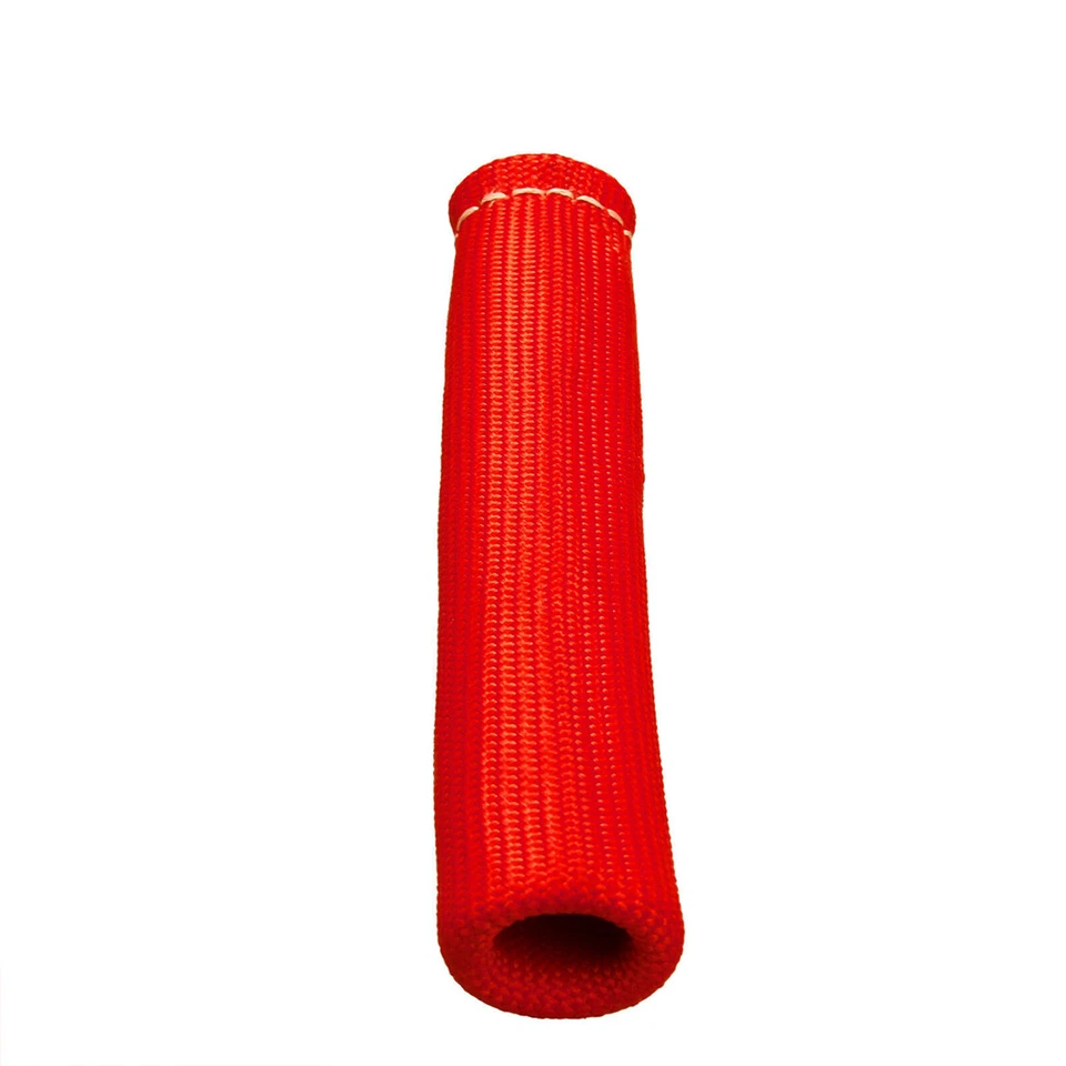 Red 8Pcs 2500° Spark Plug Wire Boots Protectors Sleeve Heat Shield Cover For BBC - Image 4 of 4
