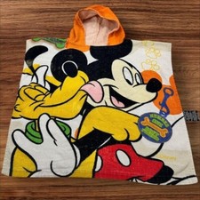 Vintage Mickey Mouse kids towel hoodie one size
