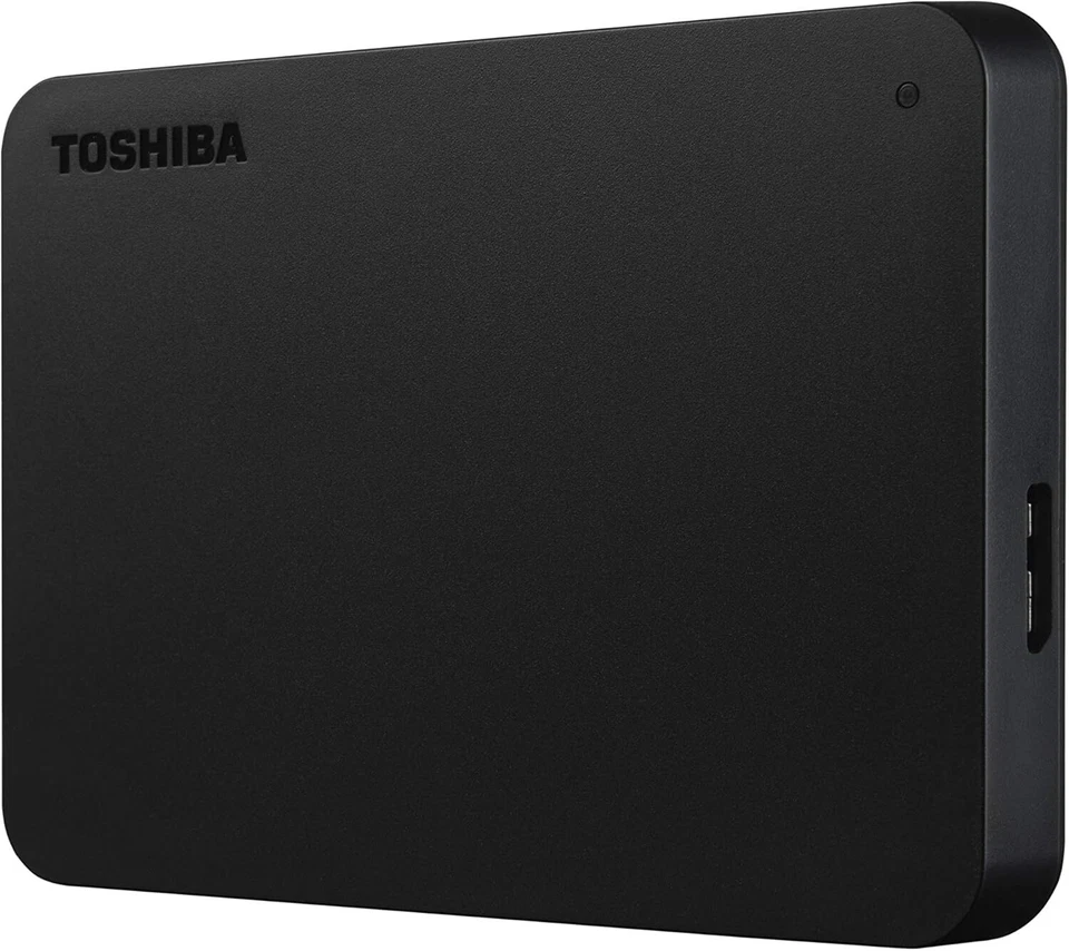 Toshiba 2TB Canvio Basics Portable External Hard Drive, USB 3.2. Gen 1, Black - Bild 3 von 4