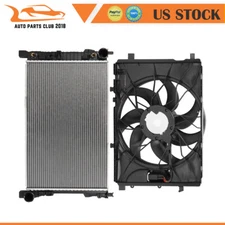 Automotive Radiator and Cooling Fan Assembly Fit for 08-09 Mercedes-Benz C230