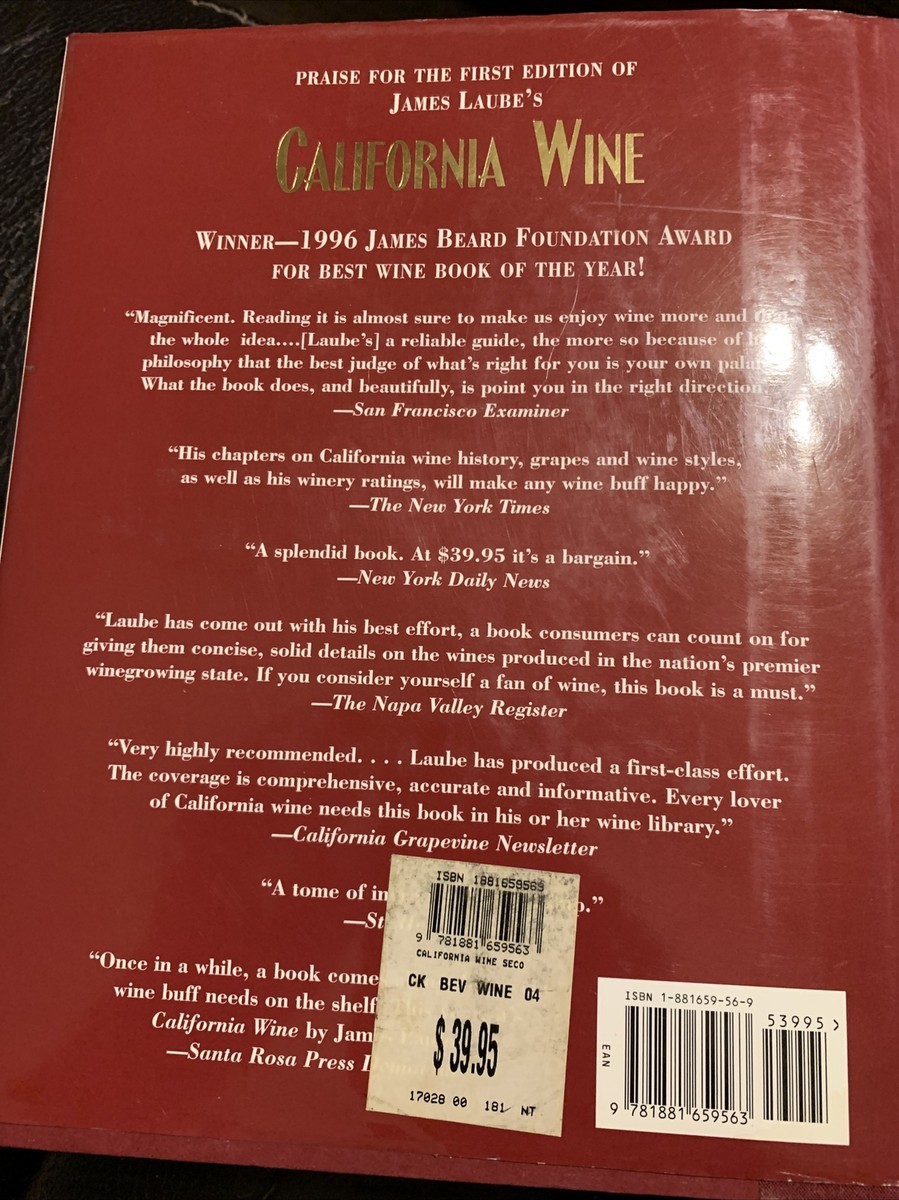 Wine Spectator's California Wine: 2nd Edition Hardcover by Wine Spectator's California Wine: 2nd Edition Hardcover by