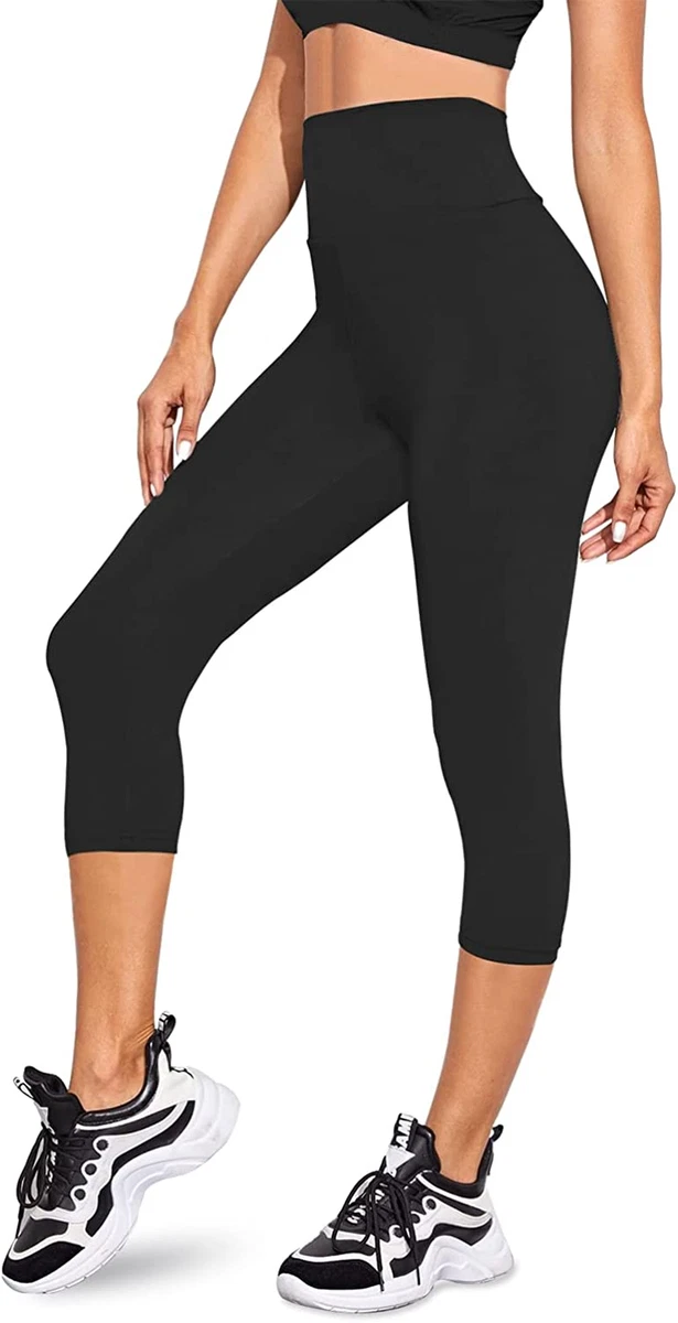 high waisted capri workout leggings