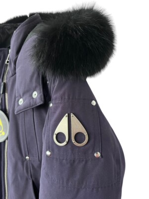 Moose Knuckles Kid's Bomber Jacket MK2634YGB Abyss (Purple