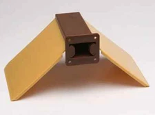 Deluxe Plastic Perch for Pigeon Loft - Slide Out Sides for Easy Cleaning