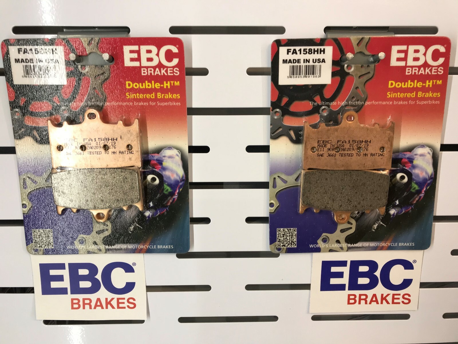 FRONT BRAKE PADS FOR GSXR600 SRAD SUZUKI 1997 TO 2000 EBC FA158HH SINTERED
