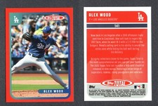 2020 Topps Total Wave 2 Red 1/10 #141 Alex Wood Los Angeles Dodgers