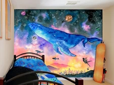 3D Watercolor Goldfish G3578 Wallpaper Wall Murals Removable Self-adhesive Erin