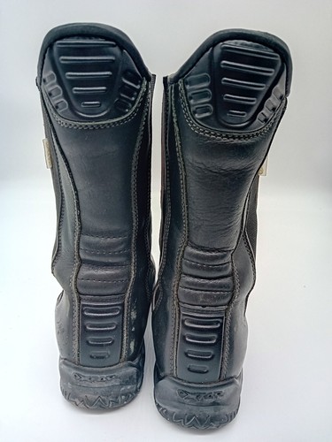 Oxtar Goretex Motorcycle Boots Black Leather Oil Resistant EU 36 UK 3.5 - Picture 3 of 13