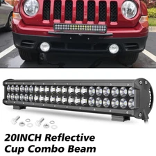 Dual Row 20INCH LED Light Bar 126W Driving Offroad Lamp Flood Spot Combo Trucks