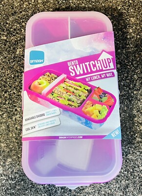 Smash Bento Switchup Lunch Box Cool Skin Insulated Base Tie-Dye NEW