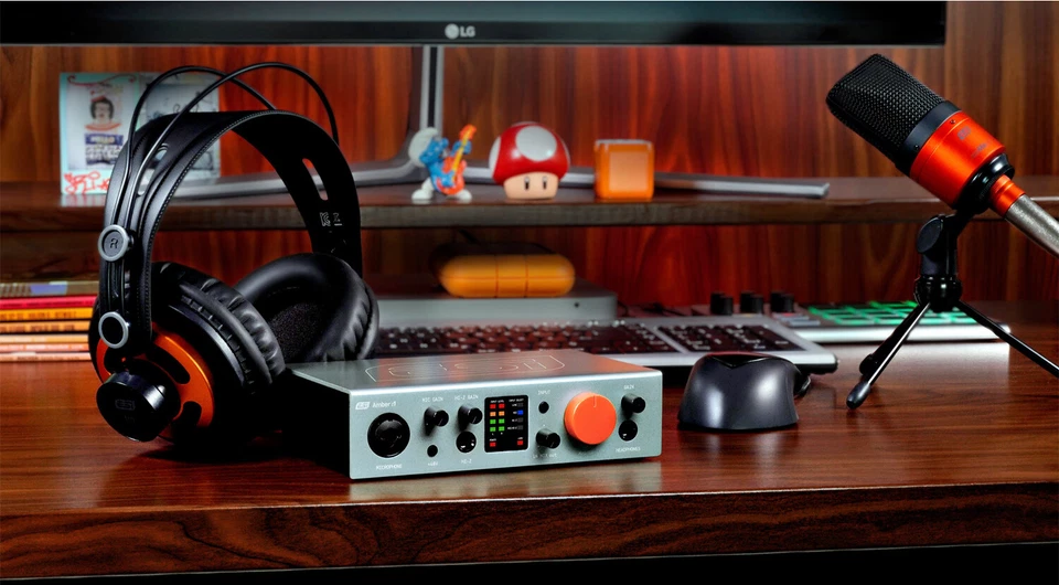 ESI Amber i1 2x2-Kanal USB-C Audio-Interface + keepdrum Kopfhörer - Bild 3 von 4
