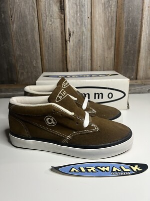 Vintage AIRWALK Blammo Low Skateboard Shoes 1990s RARE Size Mens 1/2 NOS  NIB