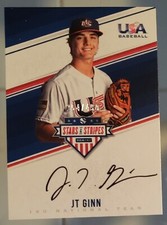 2018 Panini USA Stars & Stripes JT Ginn AUTO #JGI Black Ink 254 of 499