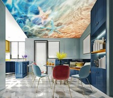 3D Beach Starfish ZHU1500 Ceiling Wall Paper Wall Print Decal Wall Deco Amy
