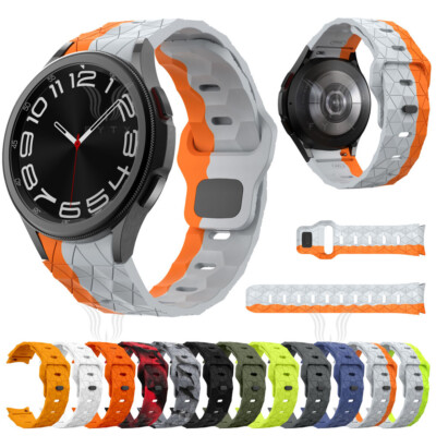 Silikon Armband für Samsung Galaxy Watch 7 6 5 4 40mm/44mm Classic 43/47/42/46mm