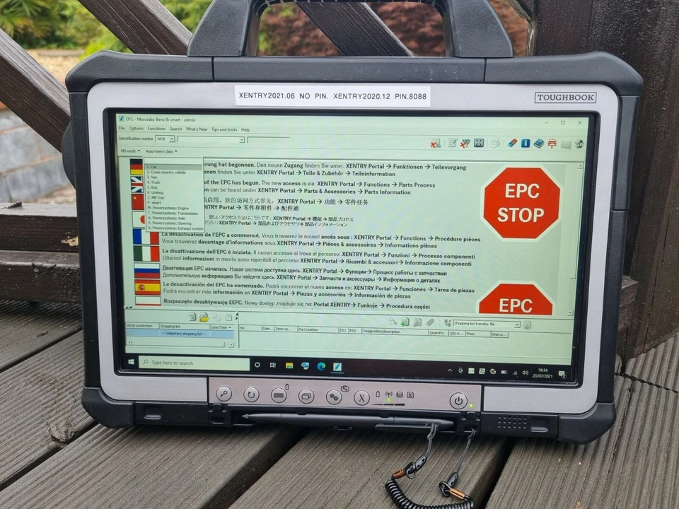 Mercedes MB Star 2025 coche y 2021 coche y camión Xentry SDConnect C4 sistema Doip Foto 2 de 4