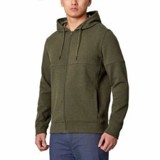Mondetta Men s Coast Everyday Hoodie Full Zip Olive Heather, Size Small NWT